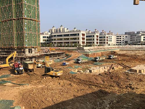 中國安能第二工程局湖畔學(xué)苑項目部“戰(zhàn)疫情，抓復(fù)工”