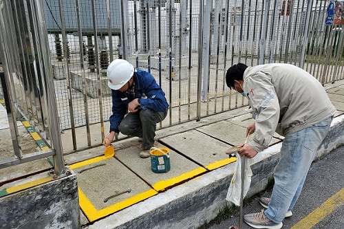 寶鼎山風電場開展“亮化場區(qū)，消除隱患”團青志愿服務活動