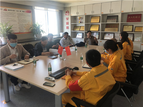 徐州市工信委、發(fā)改委來(lái)徐州華潤(rùn)電力有限公司開(kāi)展雙控目標(biāo)聯(lián)合檢查