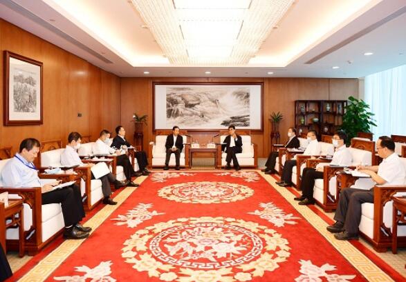 華能集團有限公司黨組書記、董事長舒印彪會見國開行董事長趙歡