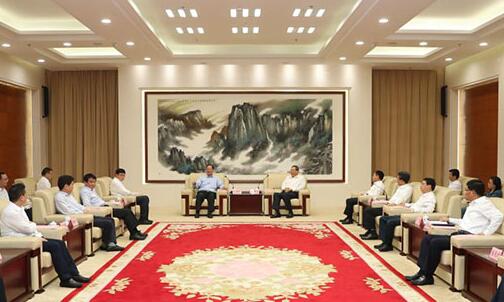 國(guó)家電網(wǎng)董事長(zhǎng)、黨組書(shū)記毛偉明拜會(huì)安徽省委書(shū)記李錦斌、省長(zhǎng)李國(guó)英