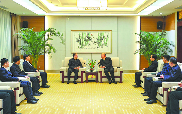 國家電網(wǎng)董事長、黨組書記辛保安拜會陜西省委書記劉國中、省長趙一德