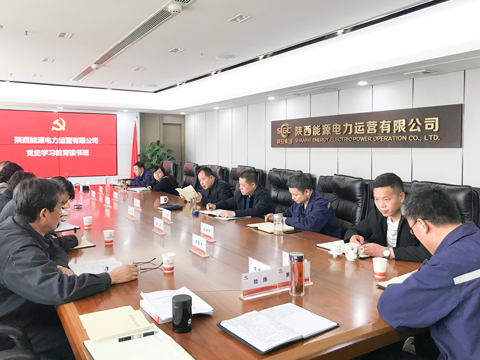 全員讀黨史、堅定跟黨走：陜投集團電力運營公司全員黨史學習讀書活動扎實開展