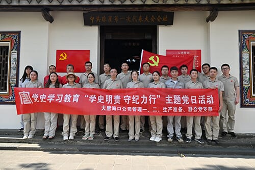 大唐?？诠荆狐h建引領(lǐng)樹旗幟 清潔能源獻(xiàn)海南