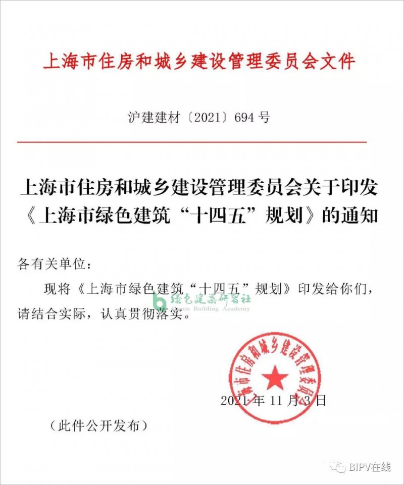 推進(jìn)新建建筑安裝光伏，超低能耗建筑不少于500萬平！