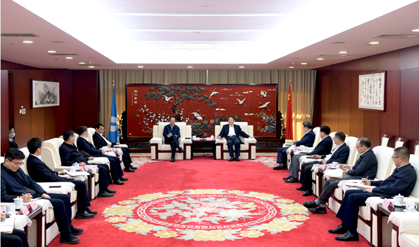 溫樞剛會(huì)見中國電建黨委書記、董事長丁焰章