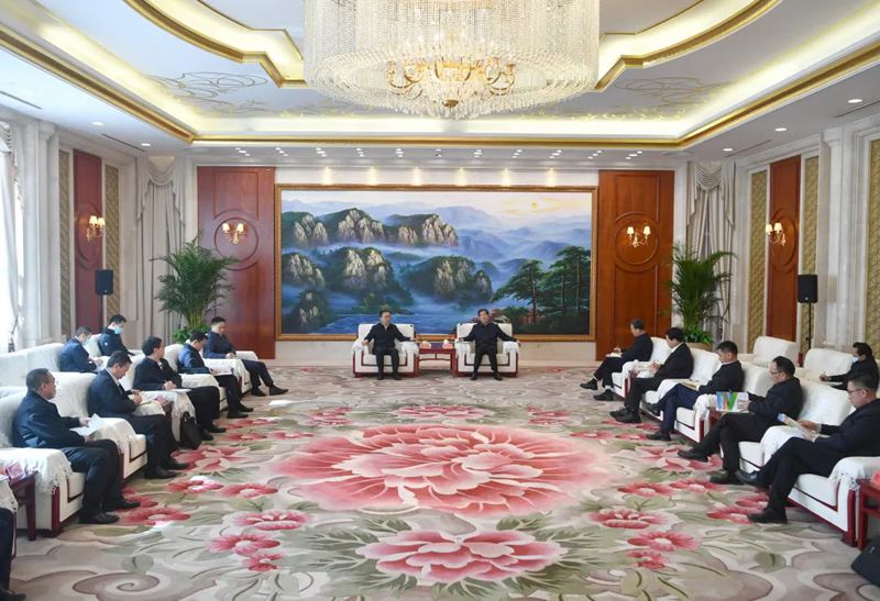 鄒磊拜會(huì)寧夏回族自治區(qū)黨委書記、人大常委會(huì)主任陳潤兒