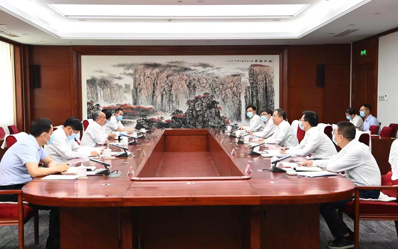 鄒磊拜會山西省委書記、省人大常委會主任林武