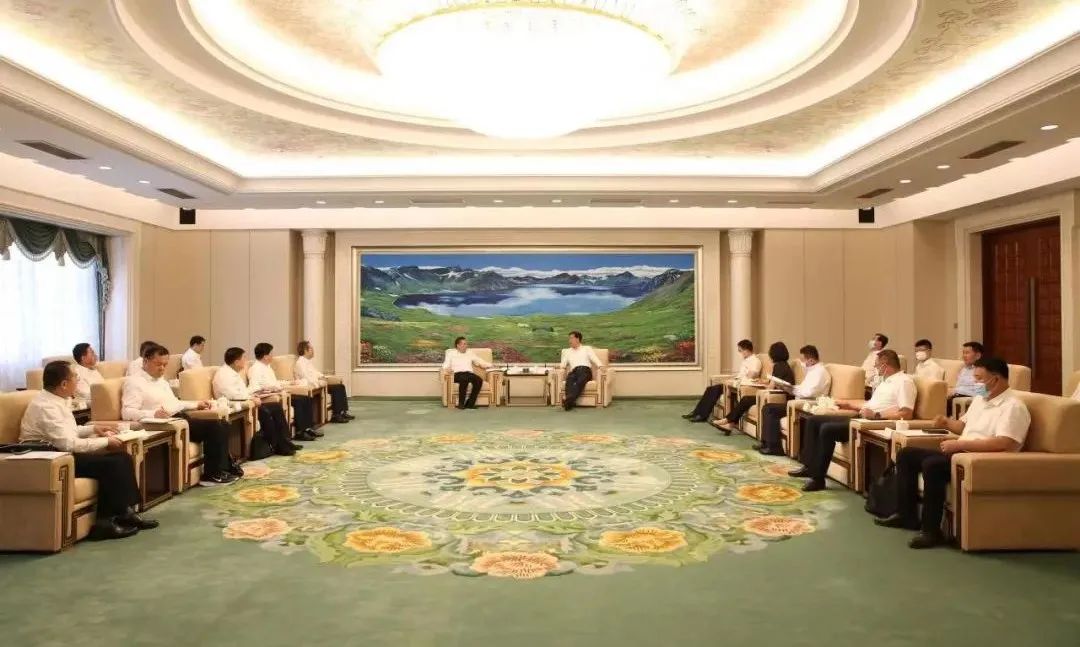 中國能建黨委書記、董事長宋海良拜會吉林省委常委、長春市委書記張志軍