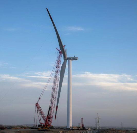 深耕大西北，H171-4MW分散式風(fēng)電項(xiàng)目成功首吊!