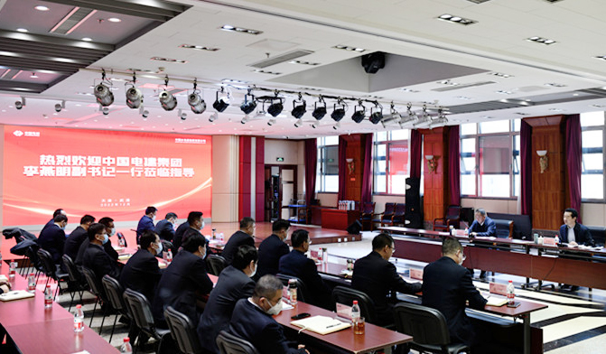 中國電建黨委副書記、董事李燕明到水電基礎(chǔ)局調(diào)研慰問