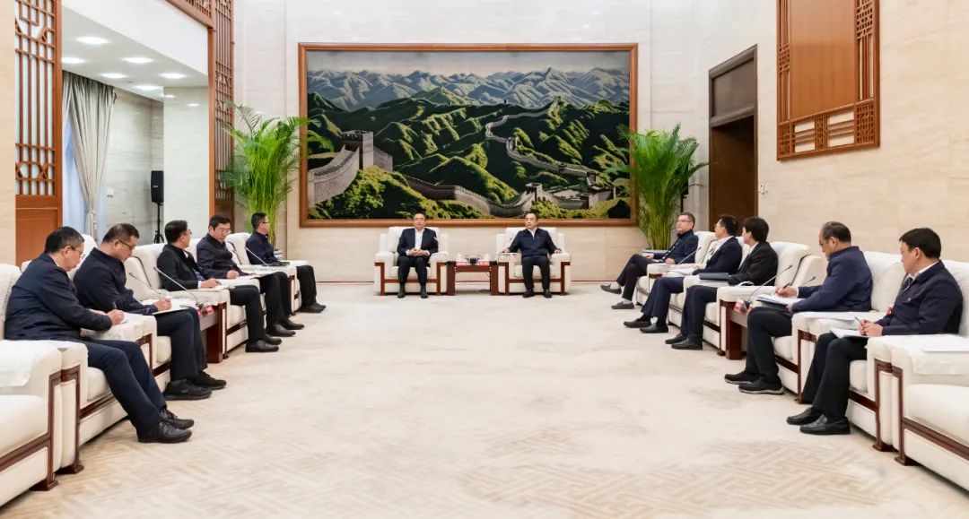 大唐集團(tuán)黨組書記、董事長鄒磊會見哈電集團(tuán)黨委書記、董事長曹志安
