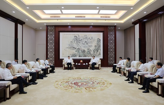 華能集團黨組書記、董事長溫樞剛拜會廣西壯族自治區(qū)黨委書記劉寧、主席藍天立