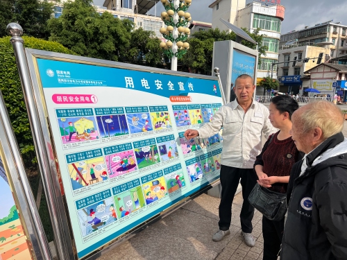 國網會理市供電公司開展全國安全宣傳咨詢日活動