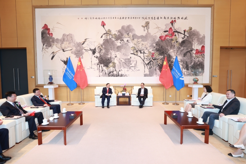 中國(guó)能建黨委書記、董事長(zhǎng)宋海良會(huì)見深交所理事長(zhǎng)陳華平、總經(jīng)理沙雁