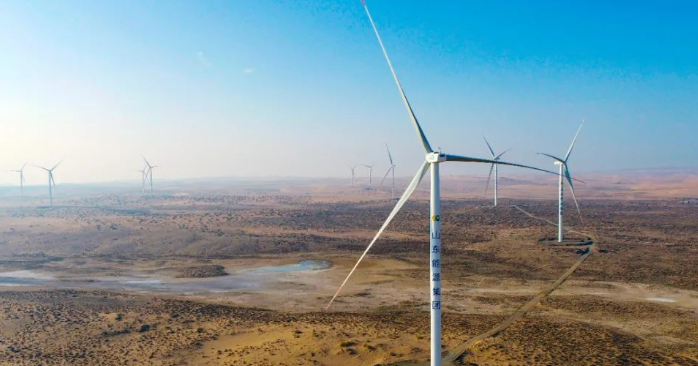 402.6MW！山東能源集團又一大型風電項目完成全部吊裝