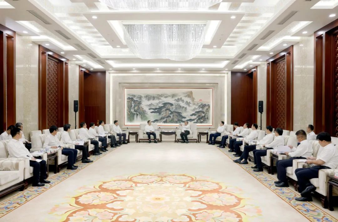 大唐集團鄒磊、劉明勝拜會山東省委書記林武、省長周乃翔