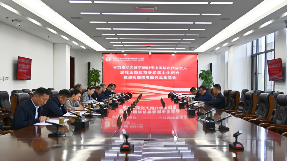 內蒙古電力集團黨委召開學習貫徹習近平新時代中國特色社會主義思想主題教育專題民主生活會暨巡視整改專題民主生活會