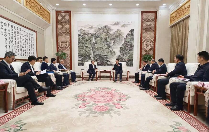 吳云拜會(huì)湖北省政府副省長、黨組成員盛閱春
