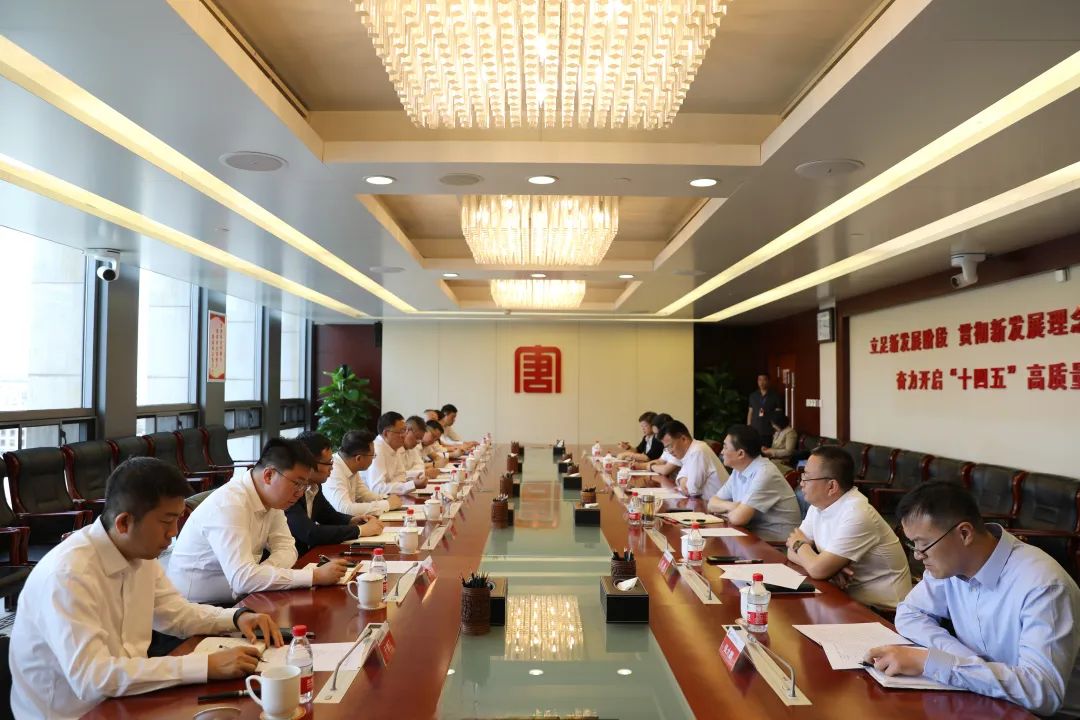 中建一局黨委書記、董事長吳愛國拜會大唐國際黨委書記、董事長王順啟
