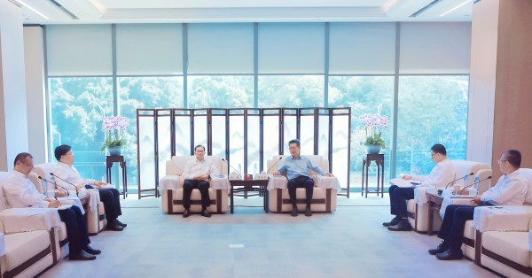 華電集團黨組書記、董事長江毅會見廣東省委常委、廣州市委書記郭永航