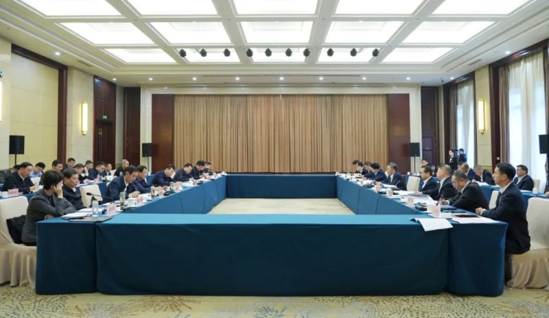 中國能建黨委書記、董事長宋海良與臨沂市委書記任剛會談