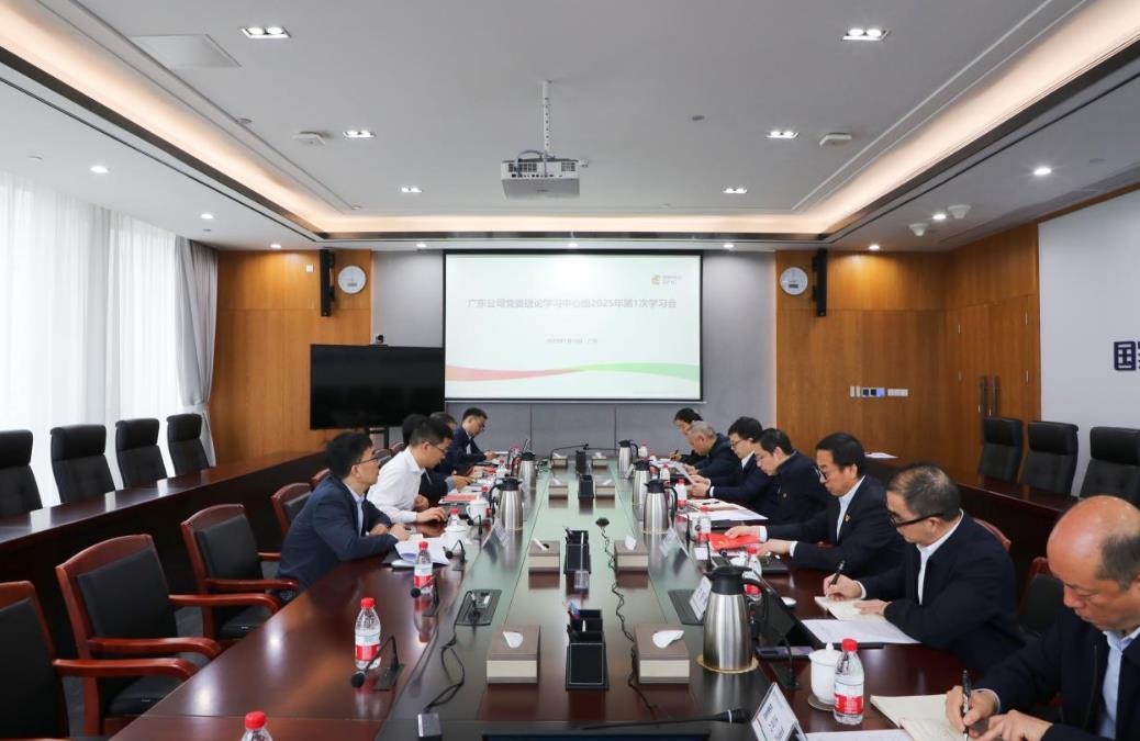 國家電投廣東公司召開黨委理論學習中心組2025年第1次學習會暨2024年度黨員領(lǐng)導(dǎo)干部民主生活會會前集中學習研討會